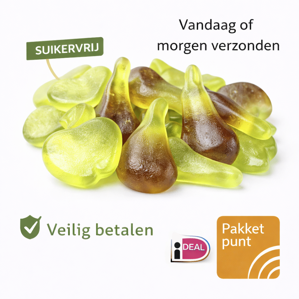 Glutenvrij Snoep Appels & Peren Snoep 400 gram