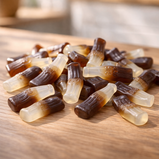 Suikervrije cola flesjes - Gelatinevrij